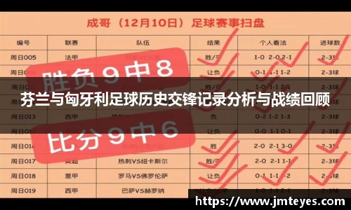 芬兰与匈牙利足球历史交锋记录分析与战绩回顾